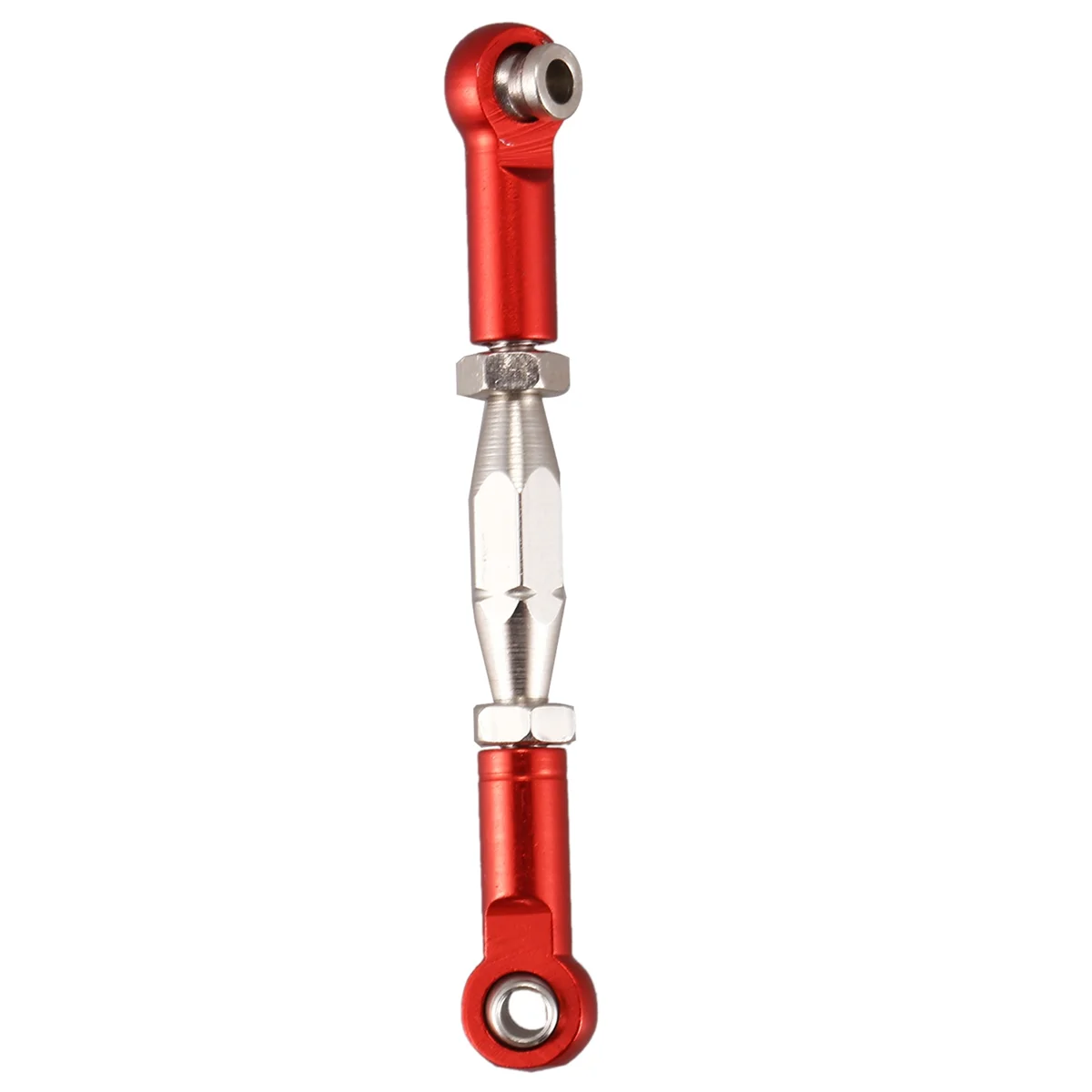 BAAU 28x for 144001 1/14 RC Car Spare Parts Metal Linkage Servo Pull Rod Steering Tie Rod Set,Red