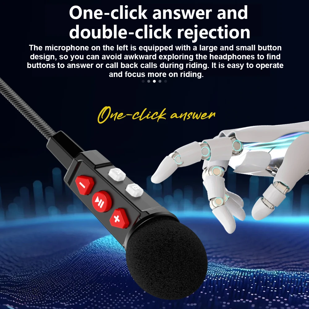 BT9 Motorcycle Bluetooth Headset Wireless Stereo Moto Helmet Headphones Handsfree Call MP3 Music Player Waterproof Earphone 6 S63b7db1f487246959a86b1407ed985e9A