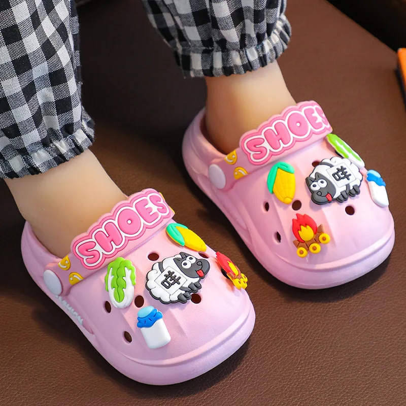 

Summer Baby Kids Shoes Sandals Girls Baby Boy Girl Slippers Shoes Cartoon Sandal Infantil for Boy Children's Beach Garden Shoes