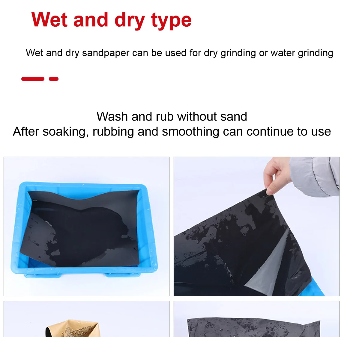 New 2024 Water Sanding Paper Polishing Coarse Sand Fine Sand