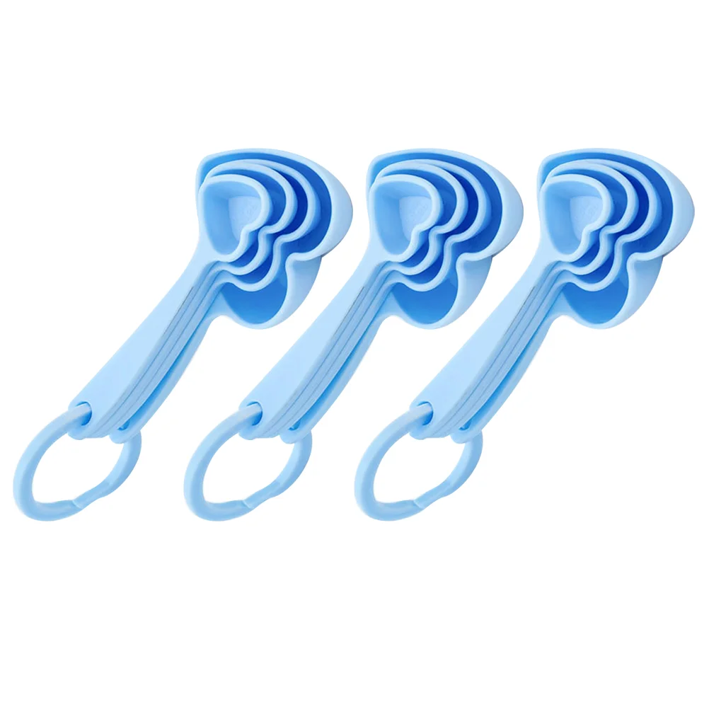 Kitchen Measuring Spoon Measuring Cups Tools Portable Plastic Coffee Sugar Scoop Kitchen Gadgets 3sets