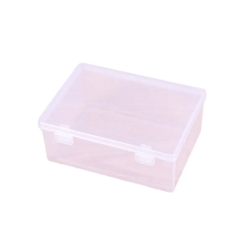 Transparent Dual-Fastened Jewelry and Art Storage Display Box