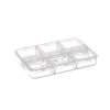 5pcs Nail Art Storage Box Rhinestone Organiser Charm Organiser Bead Storage Container Painting Beads 6 Grid Nail Art Container 6