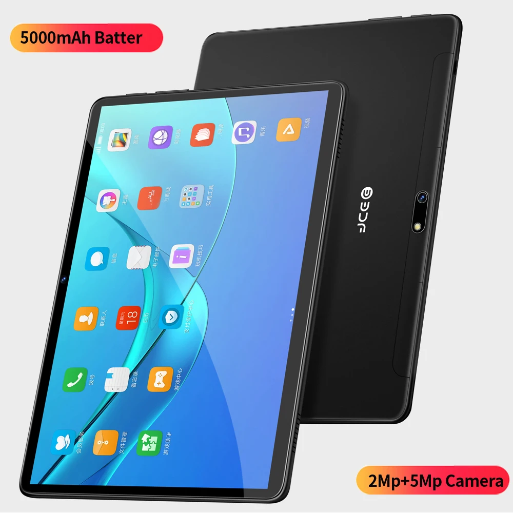 BDF Android Tablet 10.1 Inch Tablett Octa Core 4GB RAM 64GB ROM 1280x800 HD Tablets 3G LTE Network Phone Bluetooth Wifi GPS 4