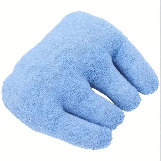 Blue Hand Rehabilitation Grip Cushion with Finger Separators 3