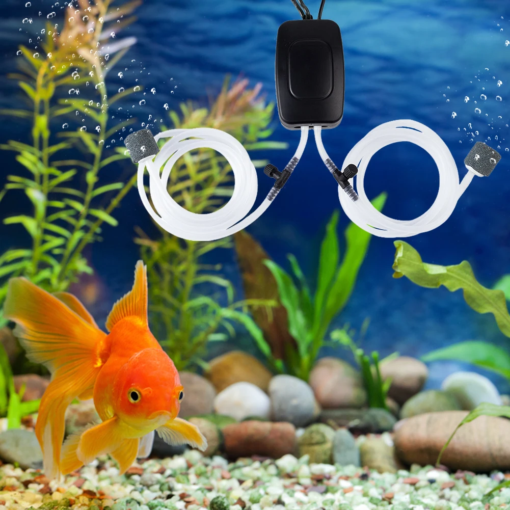 Mini Aquarium Air Pump USB Portable Mini Small Oxygenator Fish Tank Silent Air Compressor Aerator Portable Fish Tank Accessories