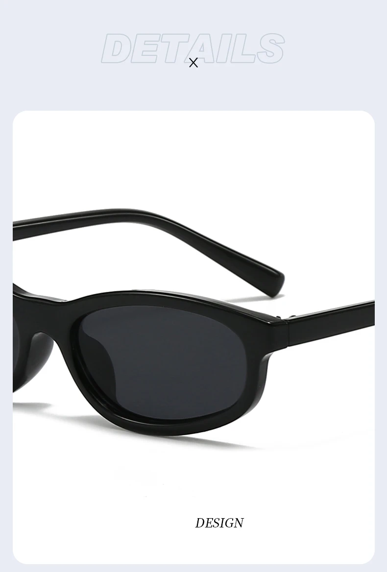 Vintage Ovale Anti-Licht-Brille für Damen und Herren, Klassische Modemarke, Tägliche Freizeit- und Reisebrille, UV400-Schutz – Detail 8