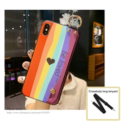 Be Loved Wrist Strap Phone Case with Enhanced Protection and Style for Edge 50 Fusion (618 - wd Lanyard black)