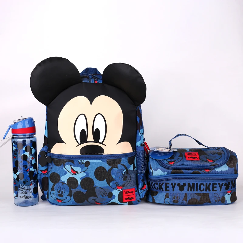 

Австралийский Smiggle, Disney, Микки, ранцевый рюкзак, сумка для еды, набор бутылок для воды, подарок на день рождения, коллекция хобби
