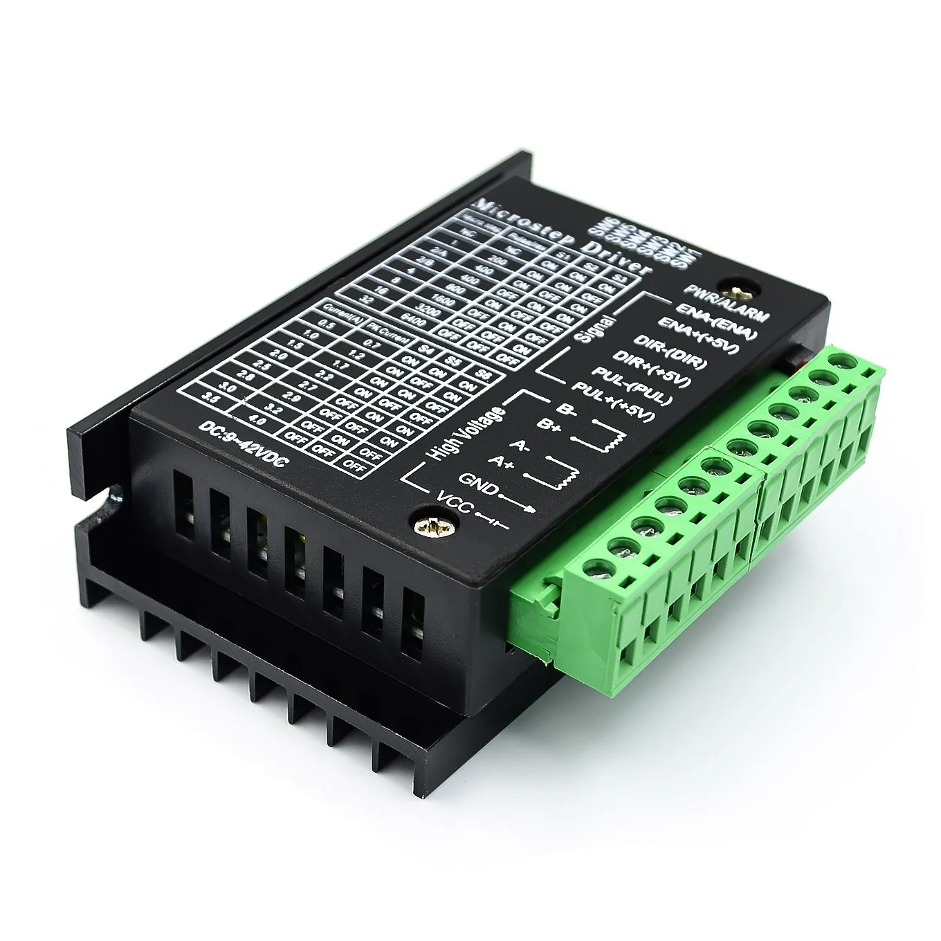 CNC 타각기 우드 라우터 미니 선반, TB6600 스텝퍼 모터 드라이버, Nema 23 Nema 34 42/57/86 Nema17 32 세그먼트, 4.0A 42VDC