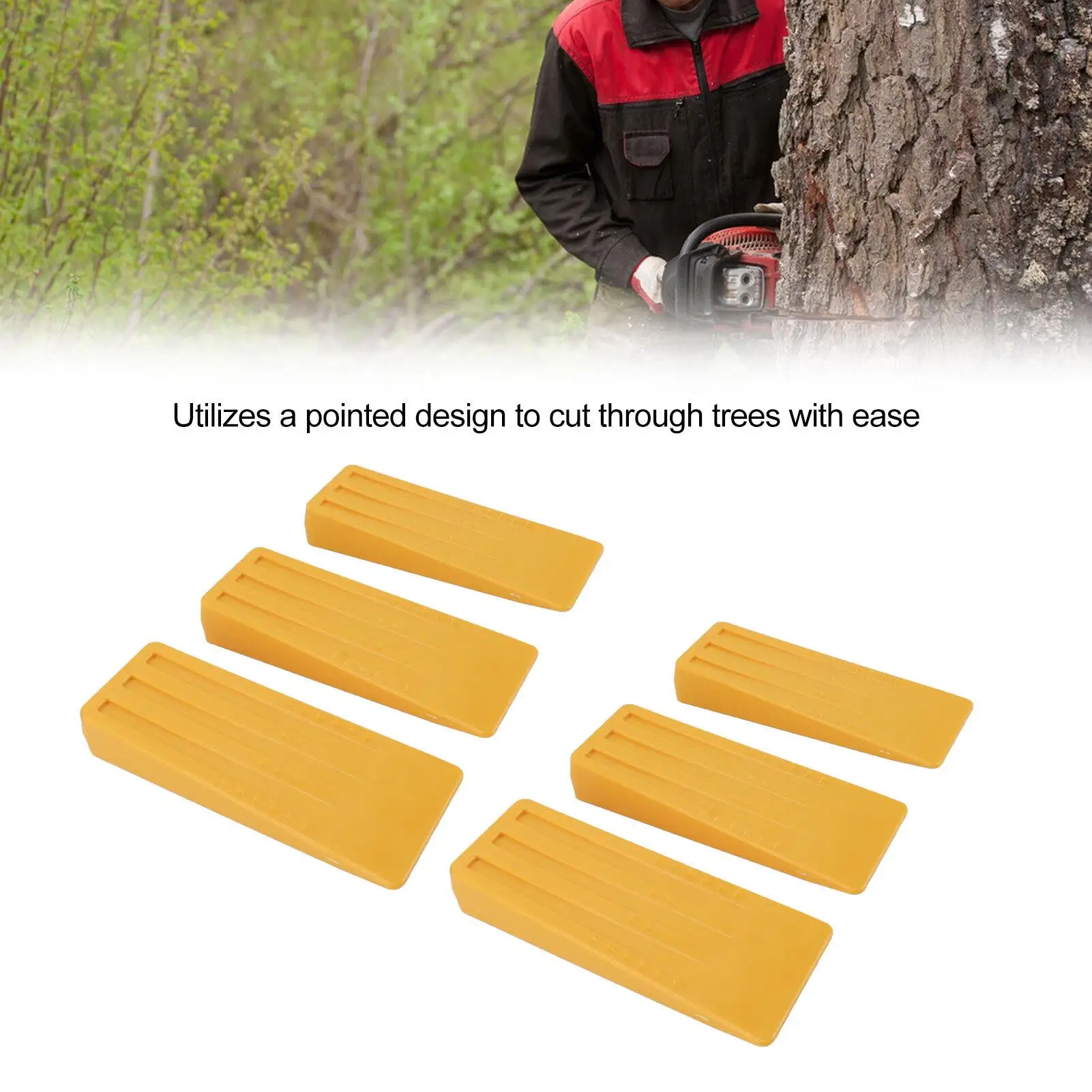 20cm Plastic for tree Wedges Chainsaw Felling Tools For tree Cutting Falling Bucking