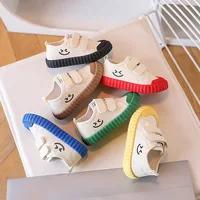 Kids Canvas Shoes Spring Autumn Breathable Soft Sole Sport Running Sneaker Girls Boys Fashion Non-Slip Flats Children Footwear 1