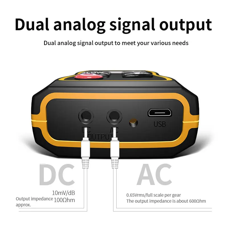 SNDWAY SW-523 Digital Sound Level Meter Decibel Monitoring Tester Amount Measuring Instrument Optical Noise Audio Detector 5