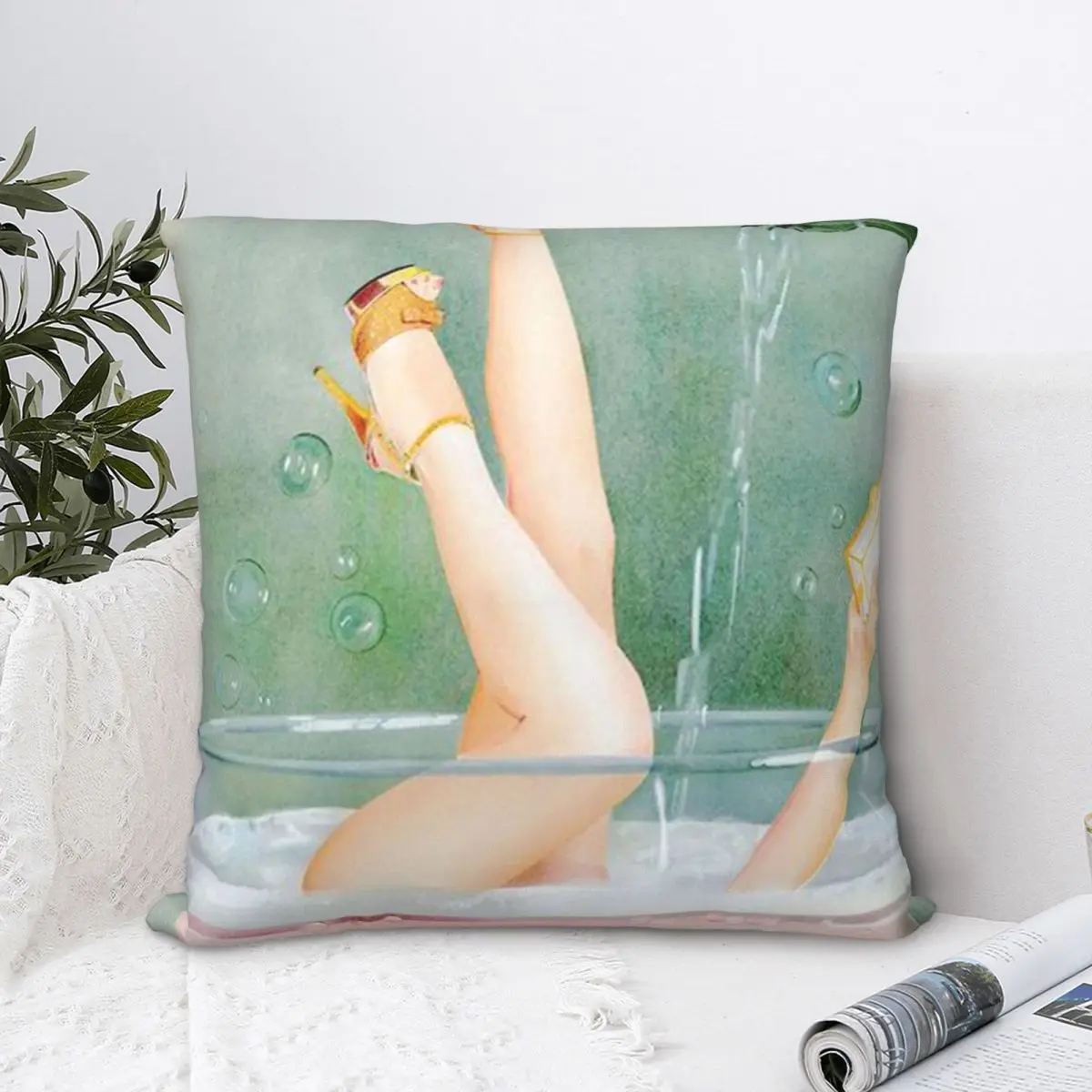 

Dolls Of The 1960s Square Pillowcase Polyester Pillow Cover Velvet Cushion Zip Decorative Comfort Throw Pillow For Home Bedroom