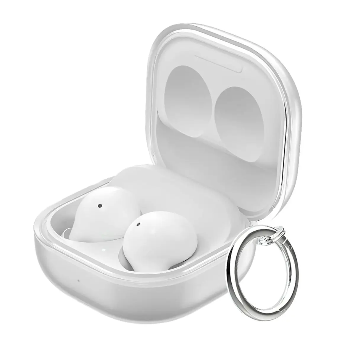 Crystal Clear Protective Case for Wireless Earbuds - Anti-Scratch and Dustproof Cover