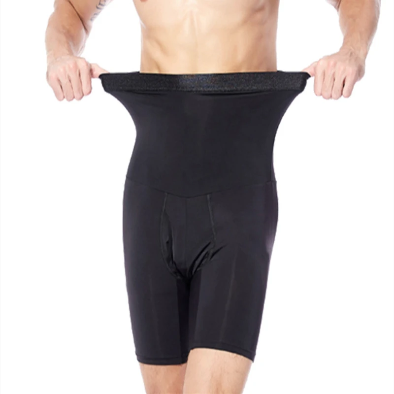 Men Slimming Body Shaper Waist Trainer High Waist Shaper Control Panties Compression Underwear Abdomen Belly Shorts