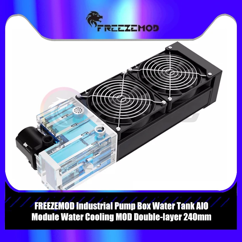 

FREEZEMOD 240 мм модуль с водяным охлаждением, Промышленный насос, встроенный двухслойный медный радиатор, большой резервуар для воды