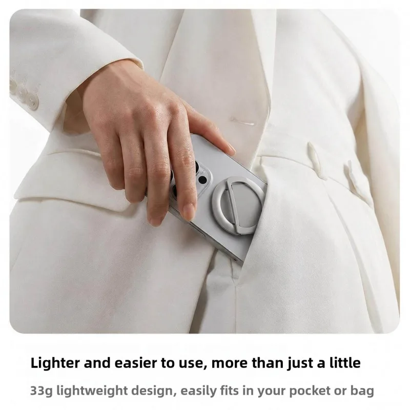 Magnetic Liquid Silicone Phone Ring & Rotatable Desktop Holder