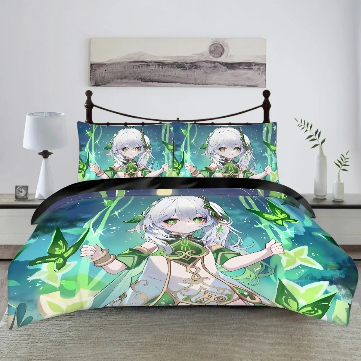 

TOADDMOS Genshin Impact Nahida Designer Cozy Duvet Cover Soft Cute Children Bedroom Bedding Home Textiles Comforter Sets Gift