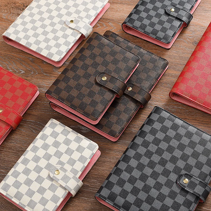 A5 A6 Loose Leaf Notebook Faux Leather Traveler Journal Student School Office Stationery Supplies Notepad Planner