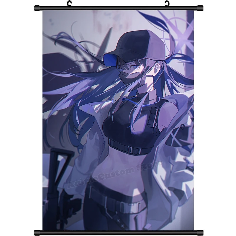 Game Anime Kasumizawa Miyu Blue Archive Cosplay Wall Scroll Roll