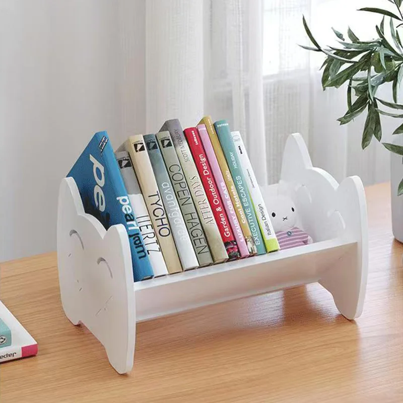 Simple Desktop Bookshelf Storage Rack Multifunctional Children's Book Storage Rack Household Small Organizing Textbook
