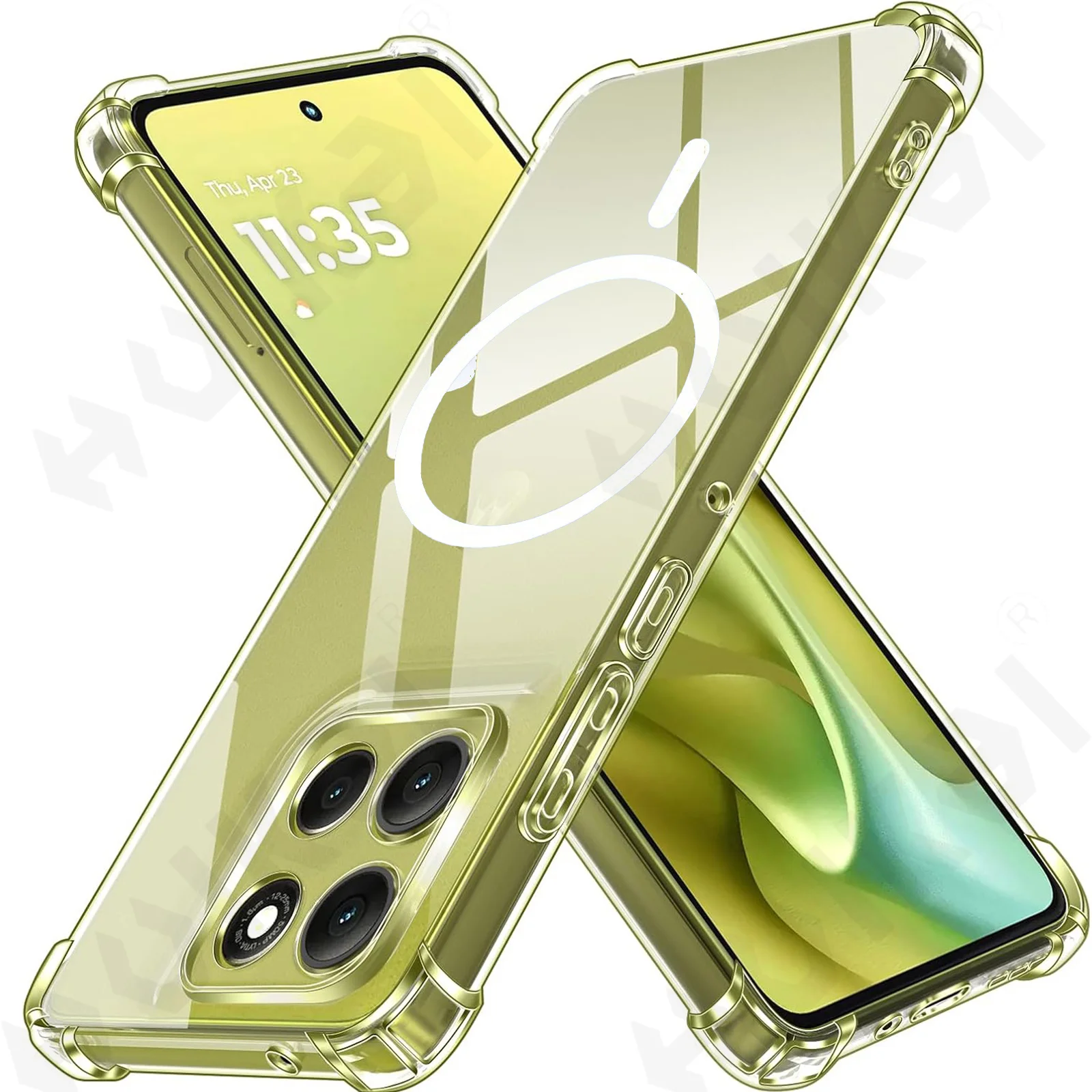 Crystal Clear Magnetic Case with MagSafe - Transparent Protective Cover
