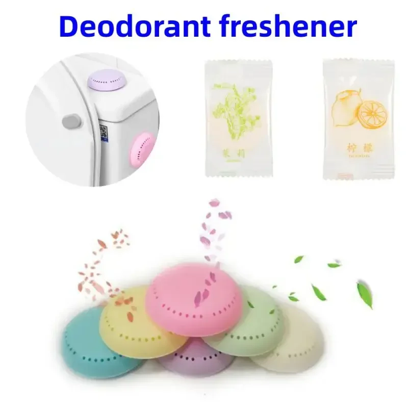 40-1PCS Solid Air Freshener Toilet Aromatherapy Fragrance Lasting Deodorant Bedroom Wardrobe Car Home Household Round Fresher