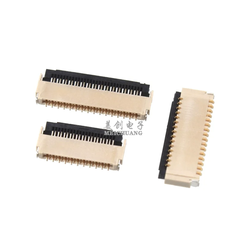 5Pcs FPC 0.3mm Flexible Cable Connector Socket Clamshell