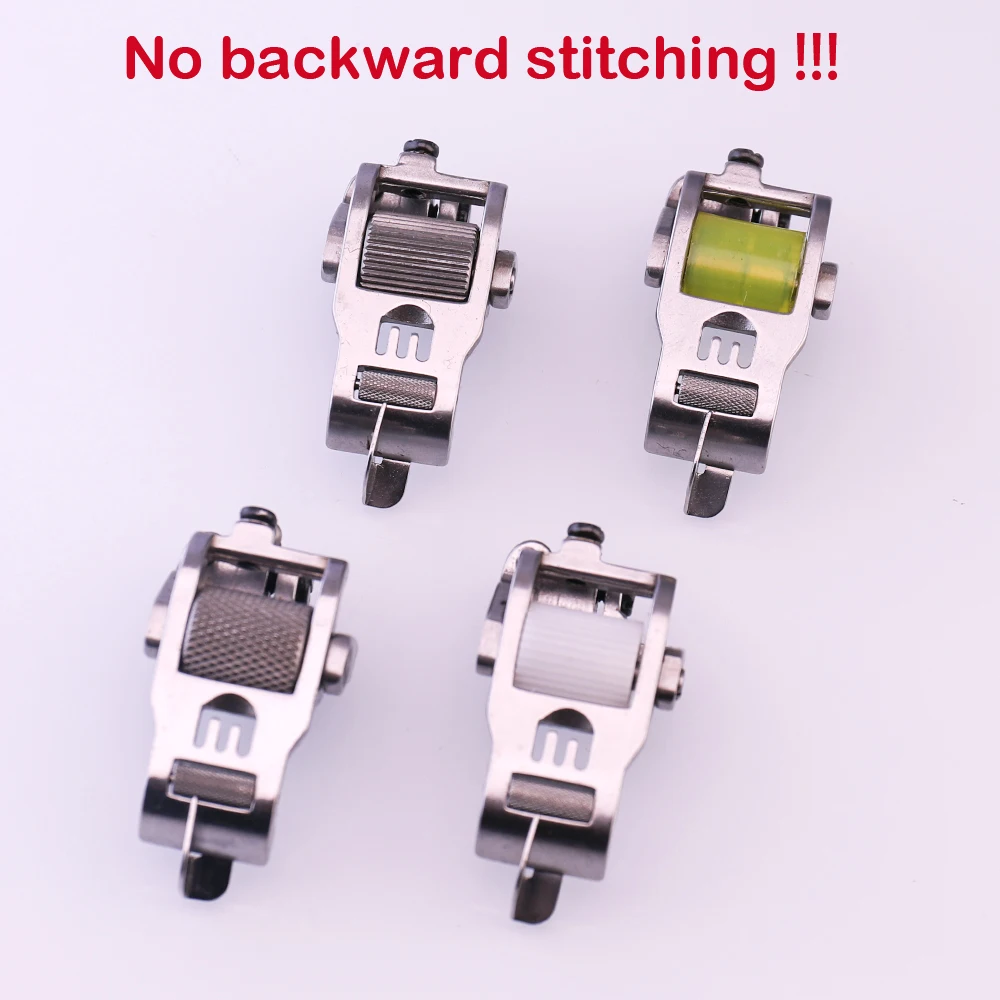 3 바늘 5 스레드 재봉틀 롤러 노루발 5.6 6.4 PEGASUS W500 SIRUBA 이중 바늘 롤러 휠 노루발