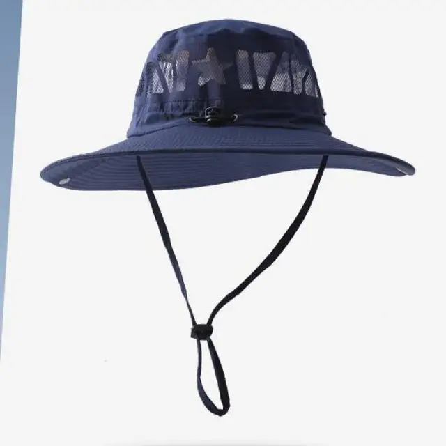 Vânzare fierbinte de vară bărbați pescar capac în aer liber parasolar pălărie de pescuit masculin mare bor larg respirabil subțire protecție solară alpinism_voghion.com