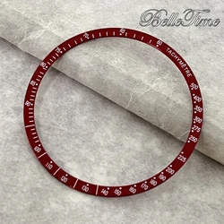 High - Quality Aluminum Bezel Insert for Chronograph Watch Cases (Red)