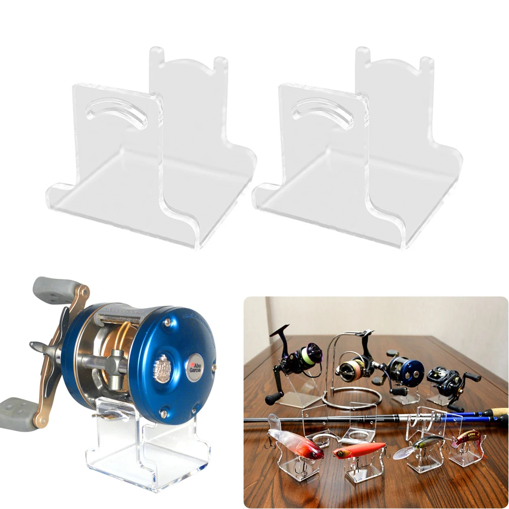 Acrylic Fishing Reel Display Stand for Baitcasting and Reel Collection