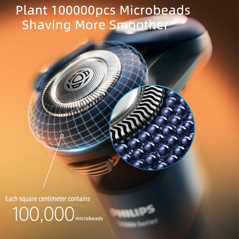 필립스 X5001/X5005 전기 면도기 전기 면도기 건식 및 습식 면도 트리플 블레이드 커터 플로팅 헤드 남성용 스마트 수염 트리머
