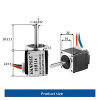 NEMA 8 Stepper Motor 20HS24 – High Precision 0.8A 24mm Motor for Embroidery & CNC Machines - Image 4