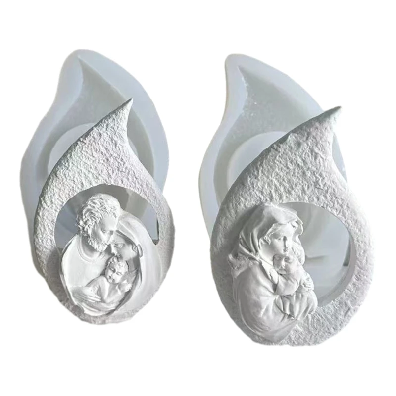 

Y1UE теплая семейная форма для ароматических свечей, настольный орнамент, плесень, инструмент для изготовления штукатурок