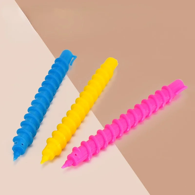 Plastic LongStyling Barber SalonTool Hairdressing Spiral Hair Perm Rod wave formers hair roller hairroot volume clip A Packet For Hair Styling Tool Hair Curling Tools