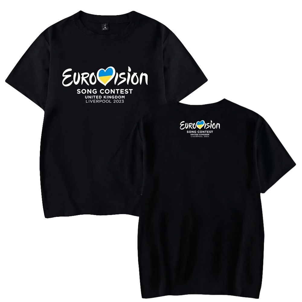 

Eurovision T-Shirt Eurovision Song Contest Crewneck Short Sleeve Tee Men Women's Tshirt Fashion Clothes