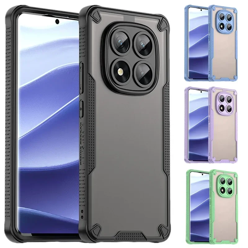 Luxury Hybrid Armor Rugged PC Case - Shockproof Airbag Protection & Camera Guard