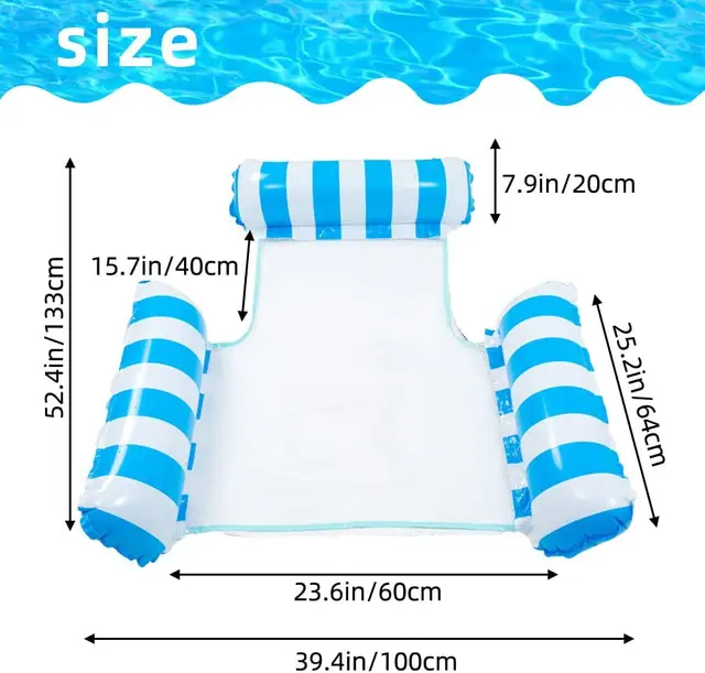 Inflatable Summer Water Hammock 5