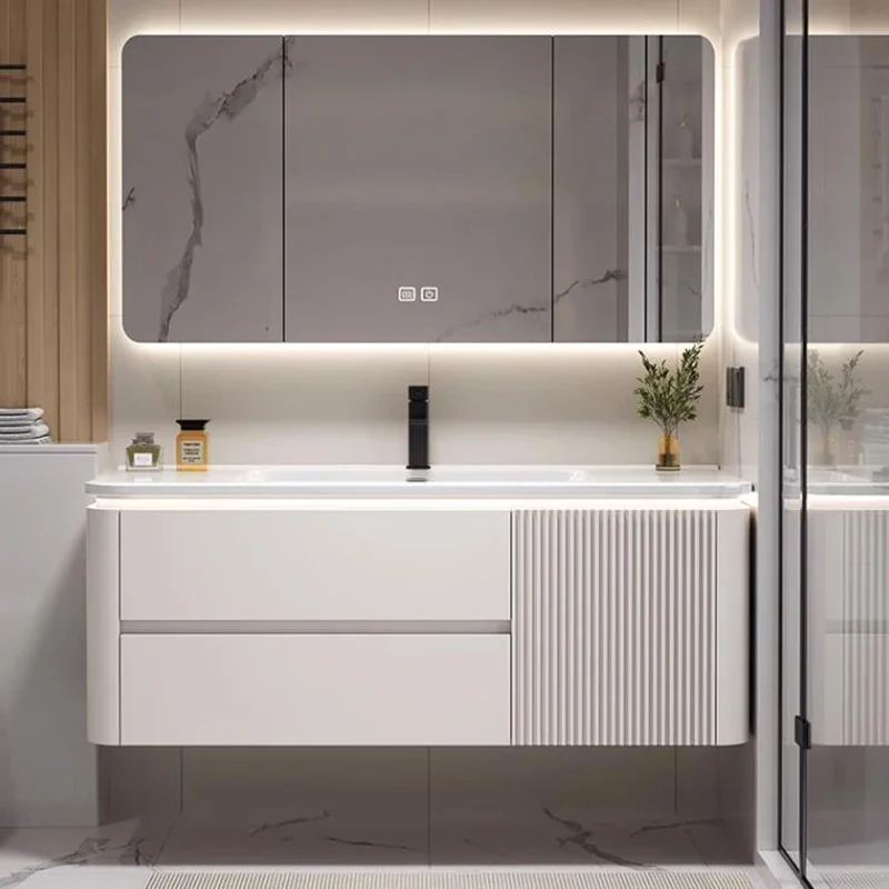 Luci Armadietti A Specchio Bellezza In Piedi Bagno Display Armadi Vanity Organizer Gioielli Specchio Portagioie Mobili Camera Da Letto