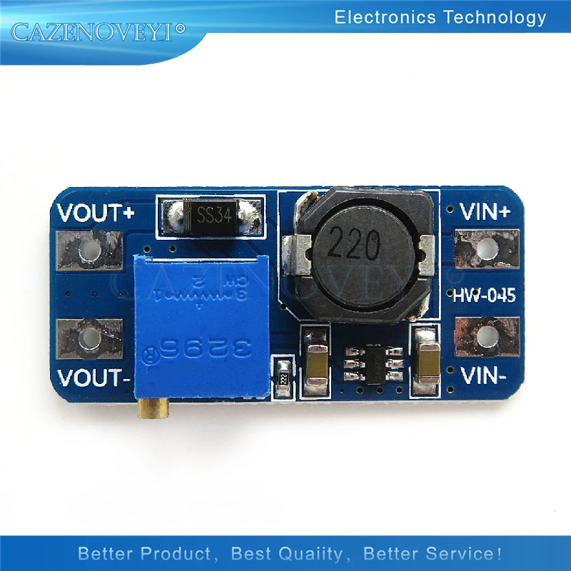 Mt3608 Dc-Dc Modulo Boost Regolabile 2A Boost Plate 2A Modulo Step Up Con Usb 2V - 24V A 5V 9V 12V 28V Lm2577 In Magazzino