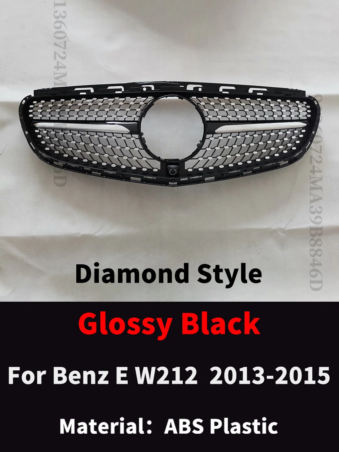 Front stoßstangen gitter Mesh Grid Tuning Zubehör für Mercedes Benz E Klasse W212 2014-2017 e260 e300 e350 e200 gt Diamant grill – Detail 14