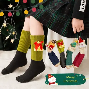 Kids Christmas Plush Socks 1