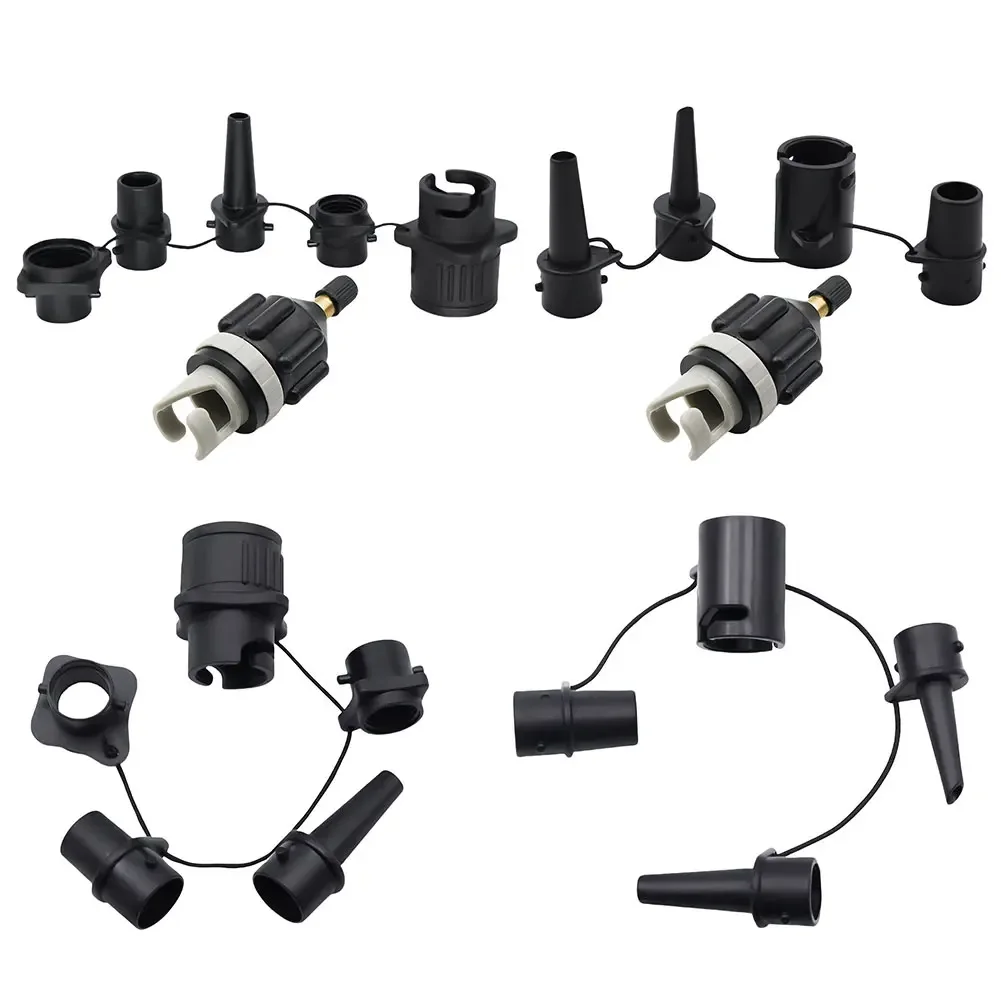 3/4 In1 Set  Air Valve Conversion Head with Air Valve Nozzles Paddleboard Pump Adapter for Inflatable Boat Stand-Up Paddleboard