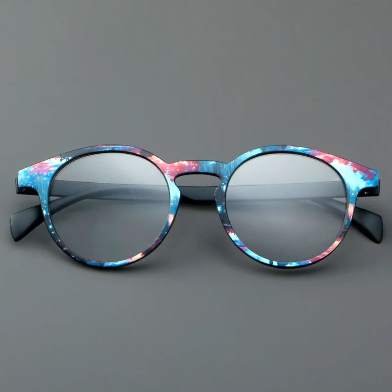 R57059 Regenbogen Tr90 Presbyopie Brillen Dame Trend Cat Eye Lesebrille Dioptrie +100 +200 +300 Optische Klare Brille – Detail 8