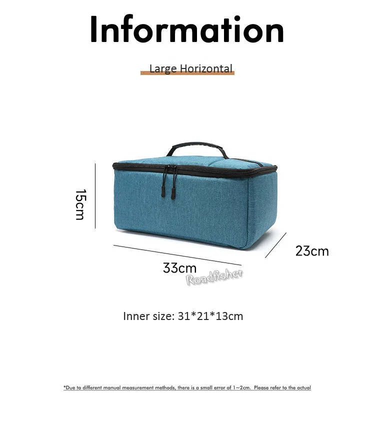 S63bb6c686d8b4dbdbcd2a24920271c3ct Waterproof Camera Bag Oxford Insert Photography Organizer Removable Partition Dividers Storage Case Fit Canon Nikon Sony DSLR Mallzona