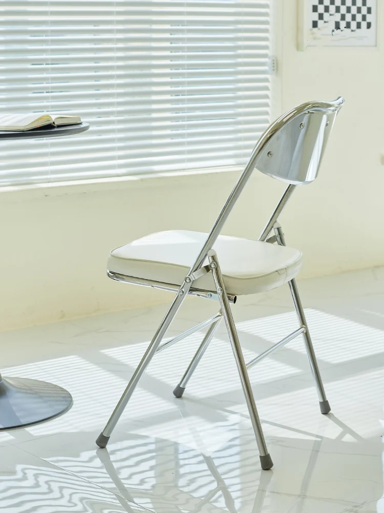 Home Decor Living Room Home Furnishings Nordic Style Restaurant Chairs Office Chairs Folding Iron leisure