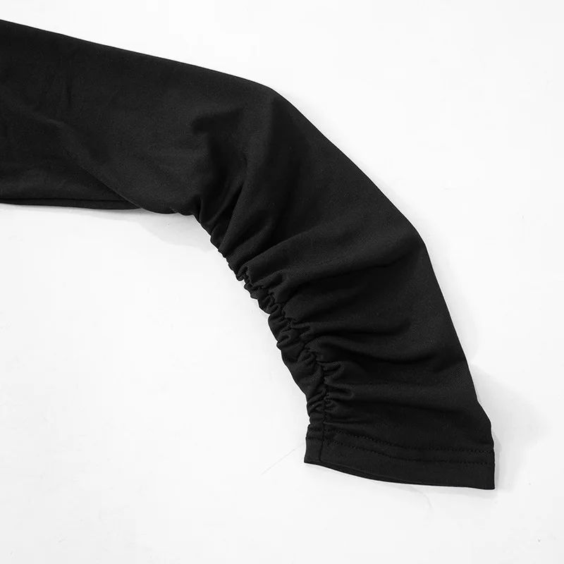 Black Tee Bow Backless Long Dress Women's Fashion High Waist Luxury Elegant Party Dress Gown Female Autumn Maxi Dress