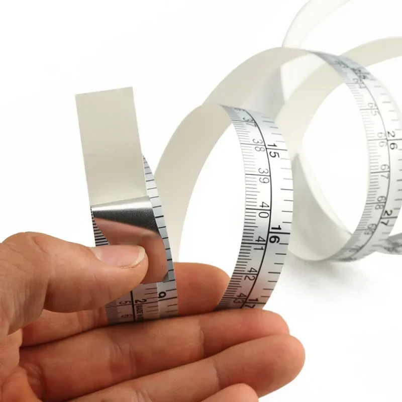 Self Adhesive Metric Measure Tape Vinyl Ruler For Sewing Machine Sticker